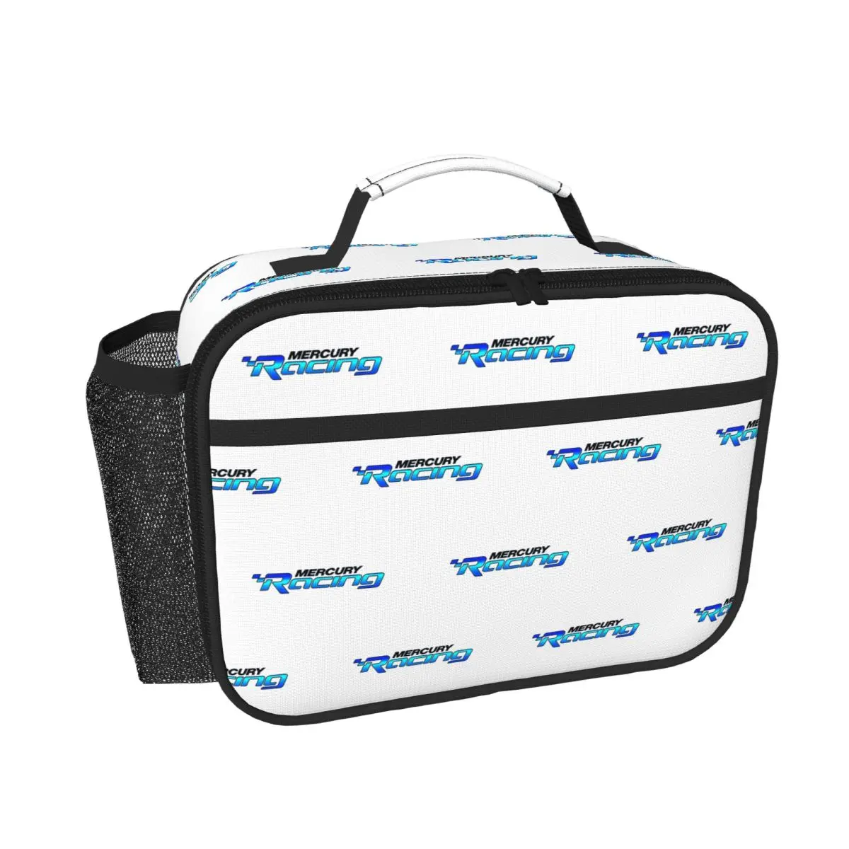 Mercury Racing Mercruiser Blue Insulated Lunch Bag for Women Children Leakproof Food Boxes Thermal Lunch Box Tote