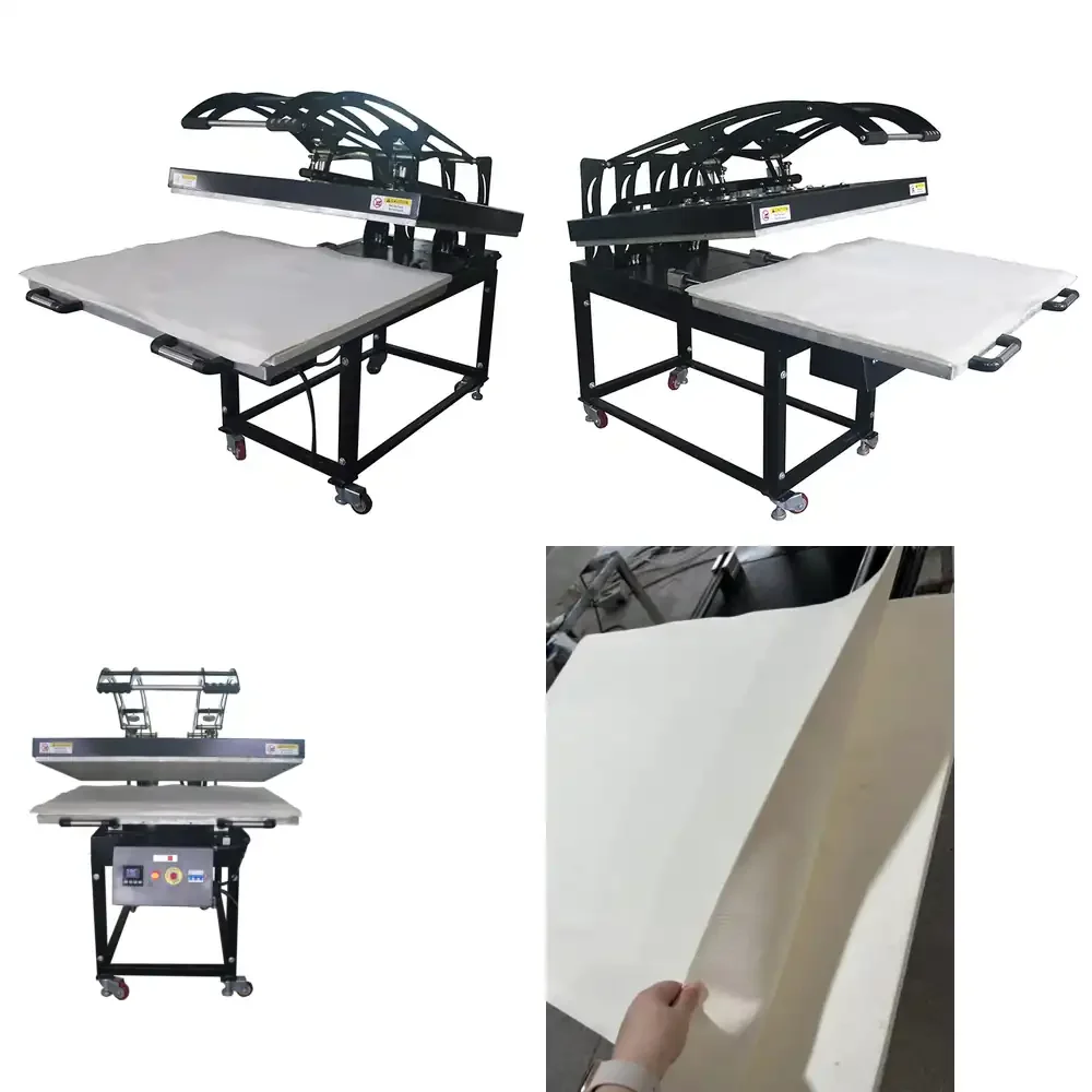 

Термопресс для сублимации большого формата 80x100 см (31x39 дюймов) для термотрансферной печати на кружках, чашках и головных уборах, модель 2026 года