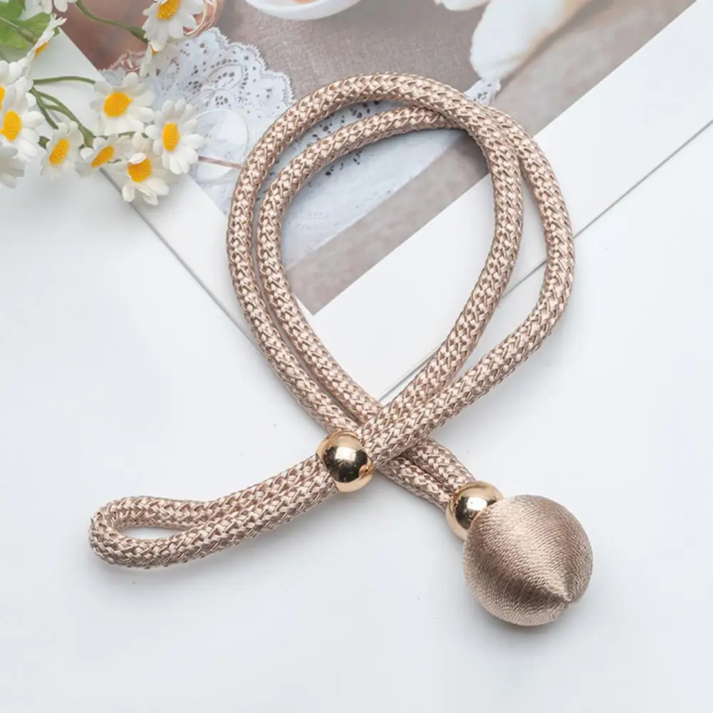 Decorative Curtain Ties Fabric Curtain Tiebacks for Windows Circular Rope Curtain Holdbacks Home Essential Bedroom Room Decor
