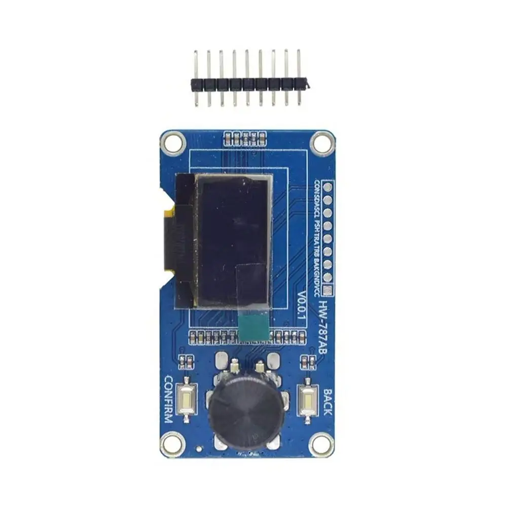 

НОВЫЙ SSD1306 OLED-экран Интерфейс IIC 1,3/0,96 дюйма Модуль поворотного энкодера EC11 128*64 Комбинированный модуль Встроенные системы