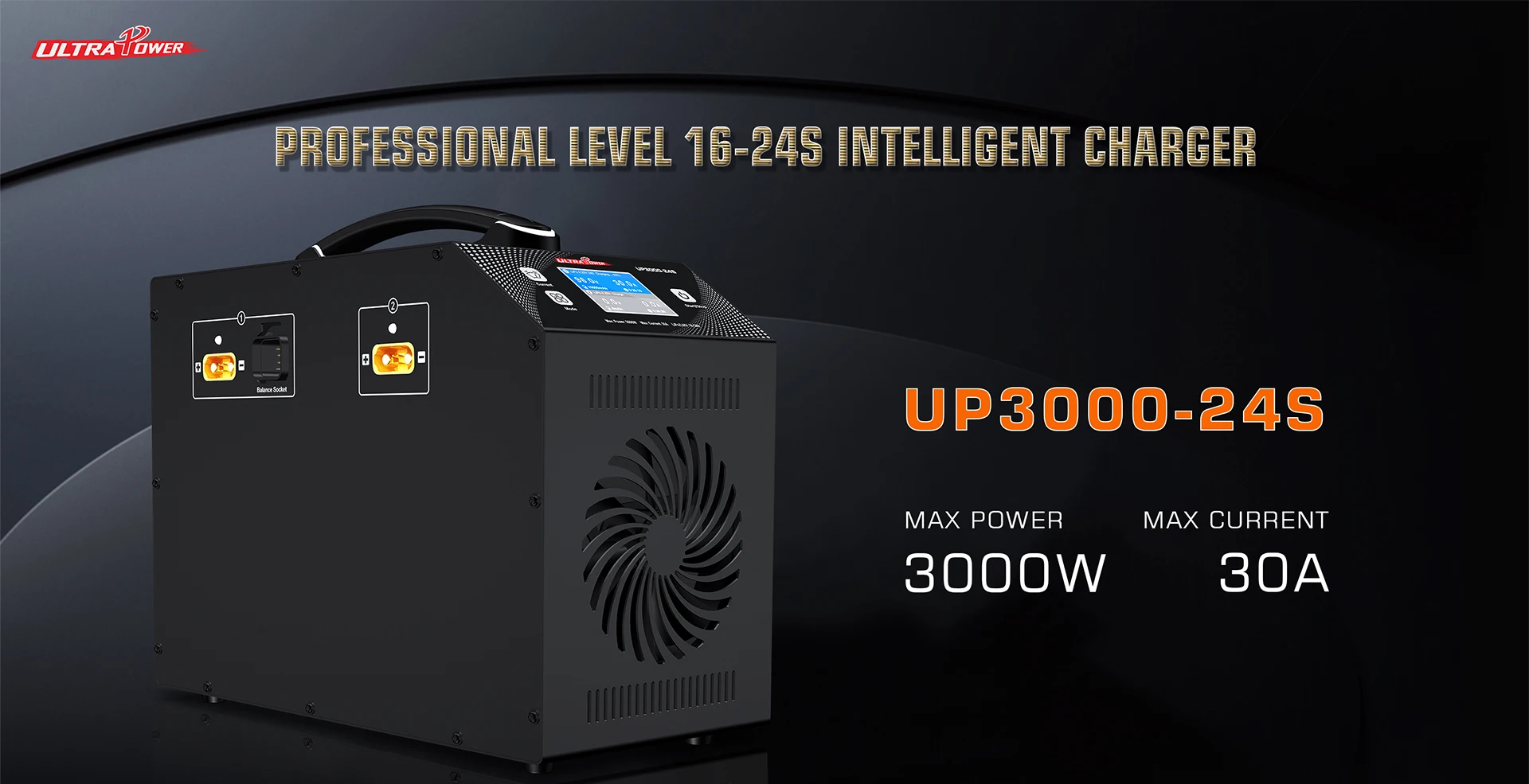 Caricatore per drone UAV con batteria LiPo/LiHV ULTRAPOWER UP3000-24S 3000W 30A 16-24S