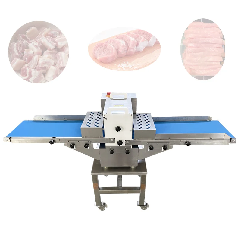 Stainless Steel Meat Slicer Commercial Electric Automatic Fresh Meat Slicer Meat Slicer Shredded Meat Machine