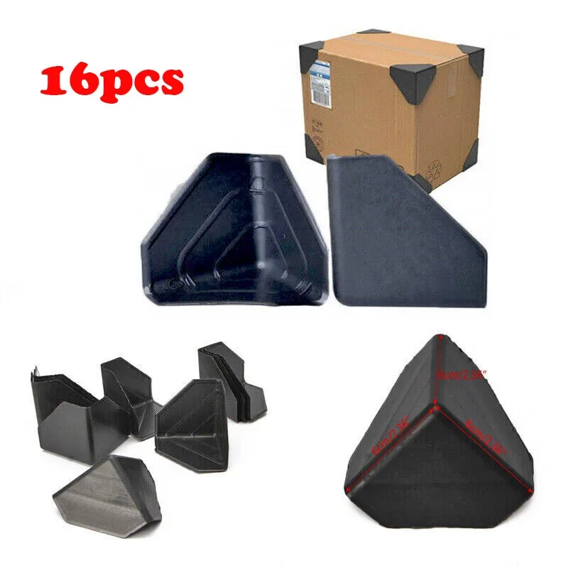 16pcs Plastic Carton Corner Protector for Anti-collision Table Corner Protection, Furniture Transport Protection