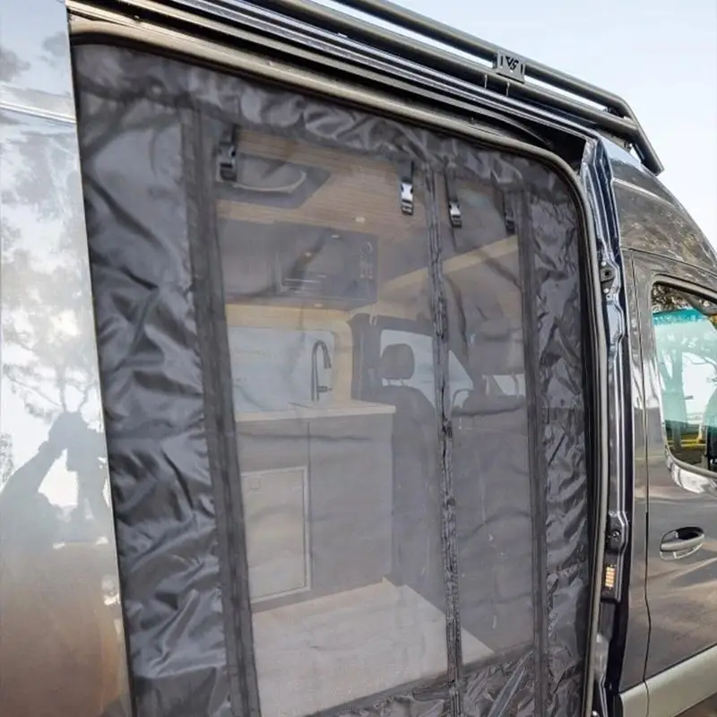 

02DE Car Insect Net Sliding Door Insect Insect Fly Screen Net Campers Sunshade Curtain Insect Fly Screen