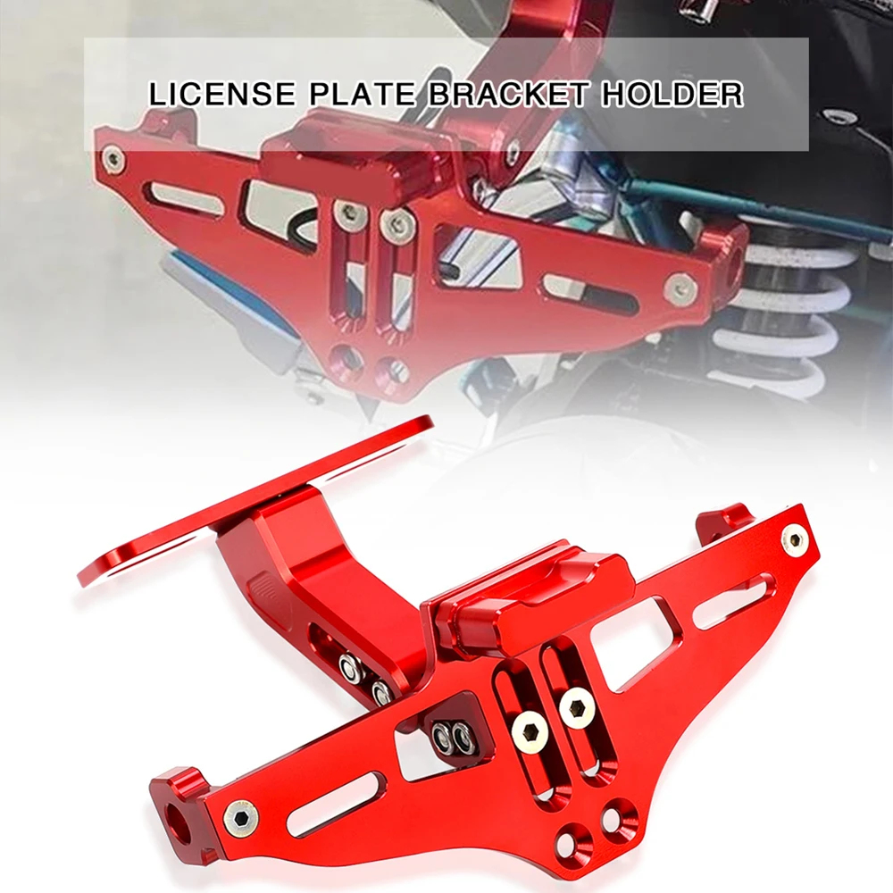 

For DUCATI Scrambler SCRAMBLER 400 CLASSIC SIXTY2 Adjustable Angle License Number Plate CNC Frame Holder Bracket Motorcycle Part