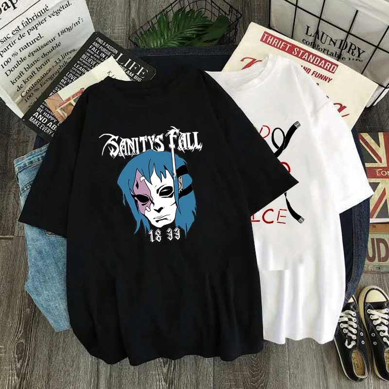 Game Sally Face TShirt Hot Sale Horror Game Print T Shirt Women Men Comfortable Breathable Short-sleev Tee Unisex Camisetas