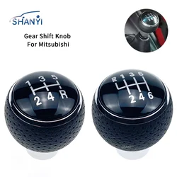Car 5 6 Speed Gear Shift Knob MT Head Stick Handle Shifter Head Handball For Mitsubishi Lancer V3 V5 Auto Parts Accessories