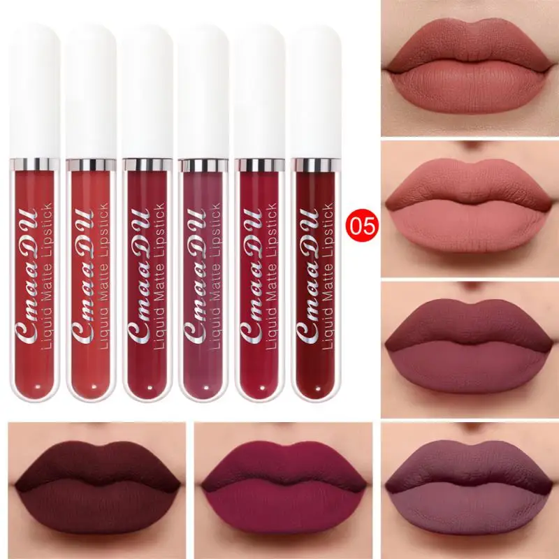 Matte Samt Lip gloss wasserdichte langlebige flüssige Lippenstift kosmetische Schönheit halten 24 Stunden Make-up Maquill ages