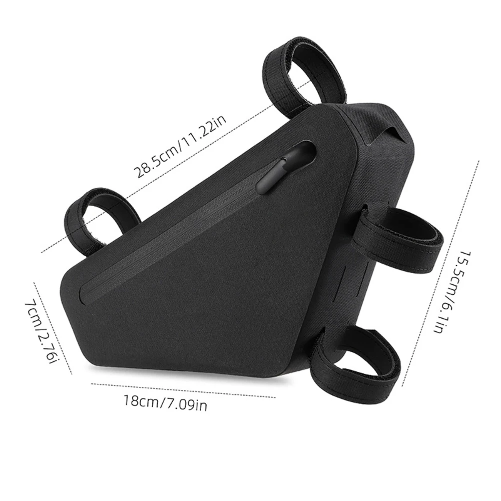 

Безопасная велосипедная сумка для горного велосипеда Светоотражающая велосипедная сумка из полиэстера 600D, пыленепроницаемая и атмосферостойкая для ежедневных путешествий