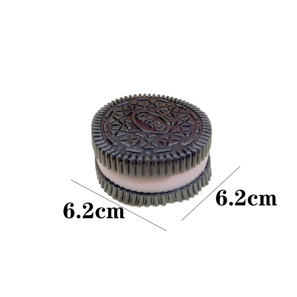 Handmade Silicone For Big Oreo Relief Squishy Toy Mochi Taba Squishy New Fidget Toy Biscuit Pinching Toy