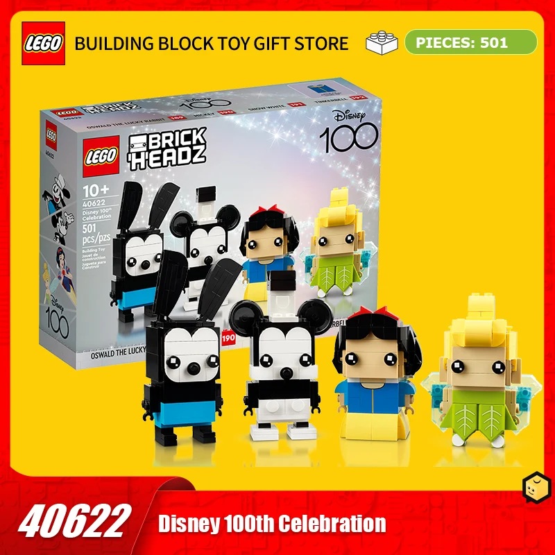 

LEGO Block Square Head Series 40622 100th Anniversary Celebration Splicing Blocks Children's Toys Gift Gift