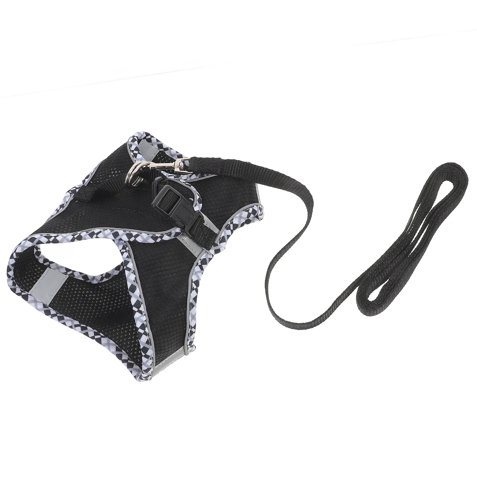 1 مجموعة قابل للتعديل الحيوانات الأليفة تسخير الكلب المشي سترة سهلة ارتداء مادة البوليستر قوية خفيفة الوزن الكلب التبعي تسخير