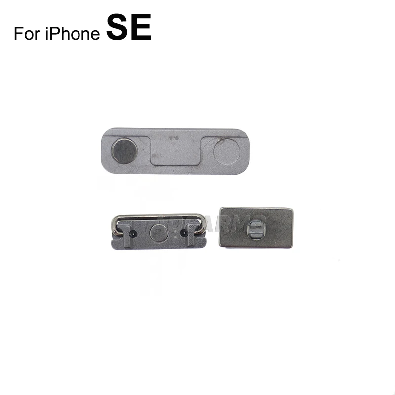 Aocarmo Side Button Key Power ON/OFF Volume Up/Down Replacement Parts For iPhone SE 1Generation