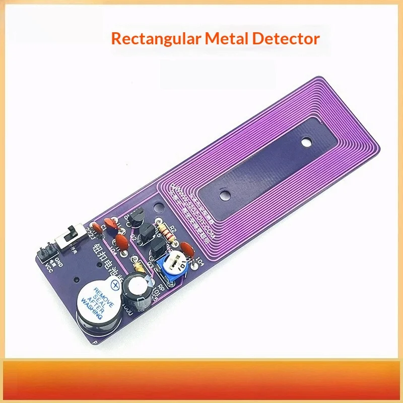 Simple metal detector electronic detector production kit, metal detection teaching and training DIY welding spare parts