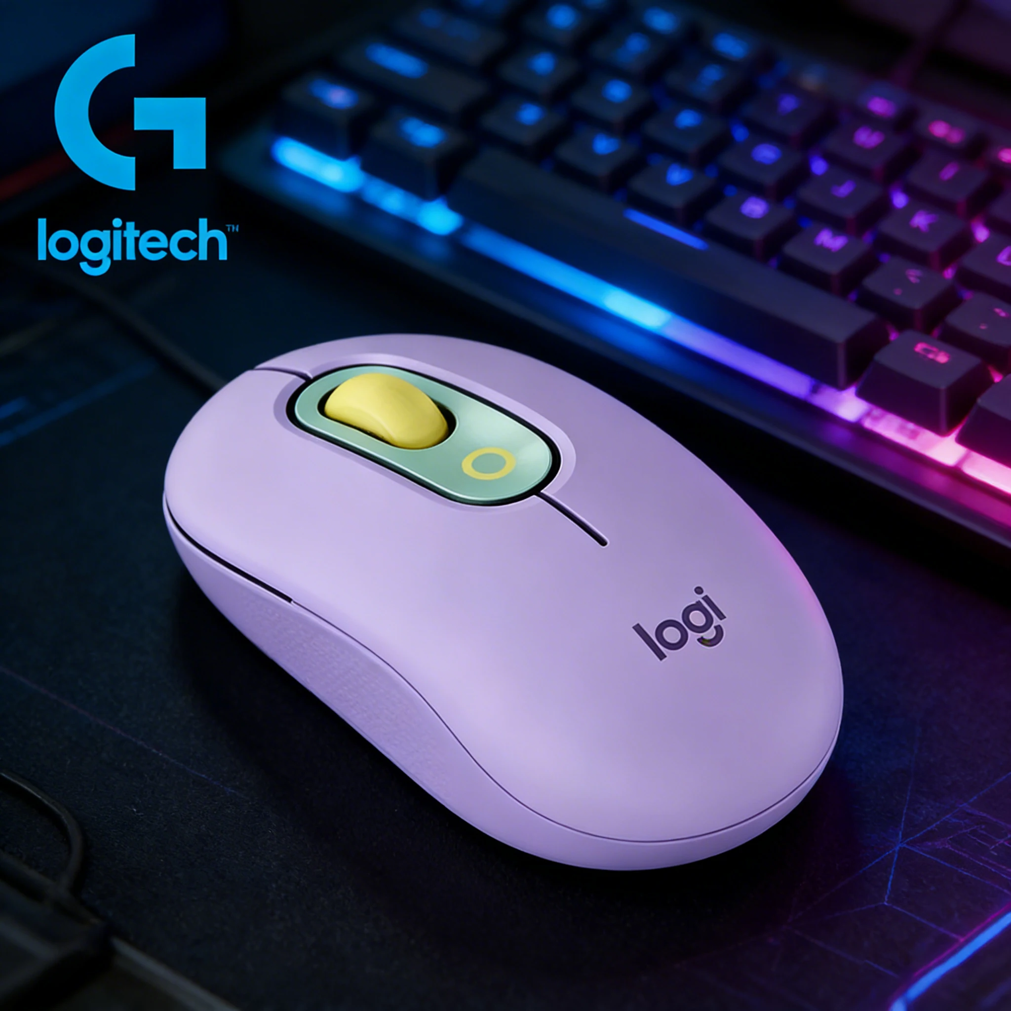 

TechPOP Wireless Bluetooth Mouse - Silent, stylish, and versatile for tablets, laptops, and general office use (suitable for wom