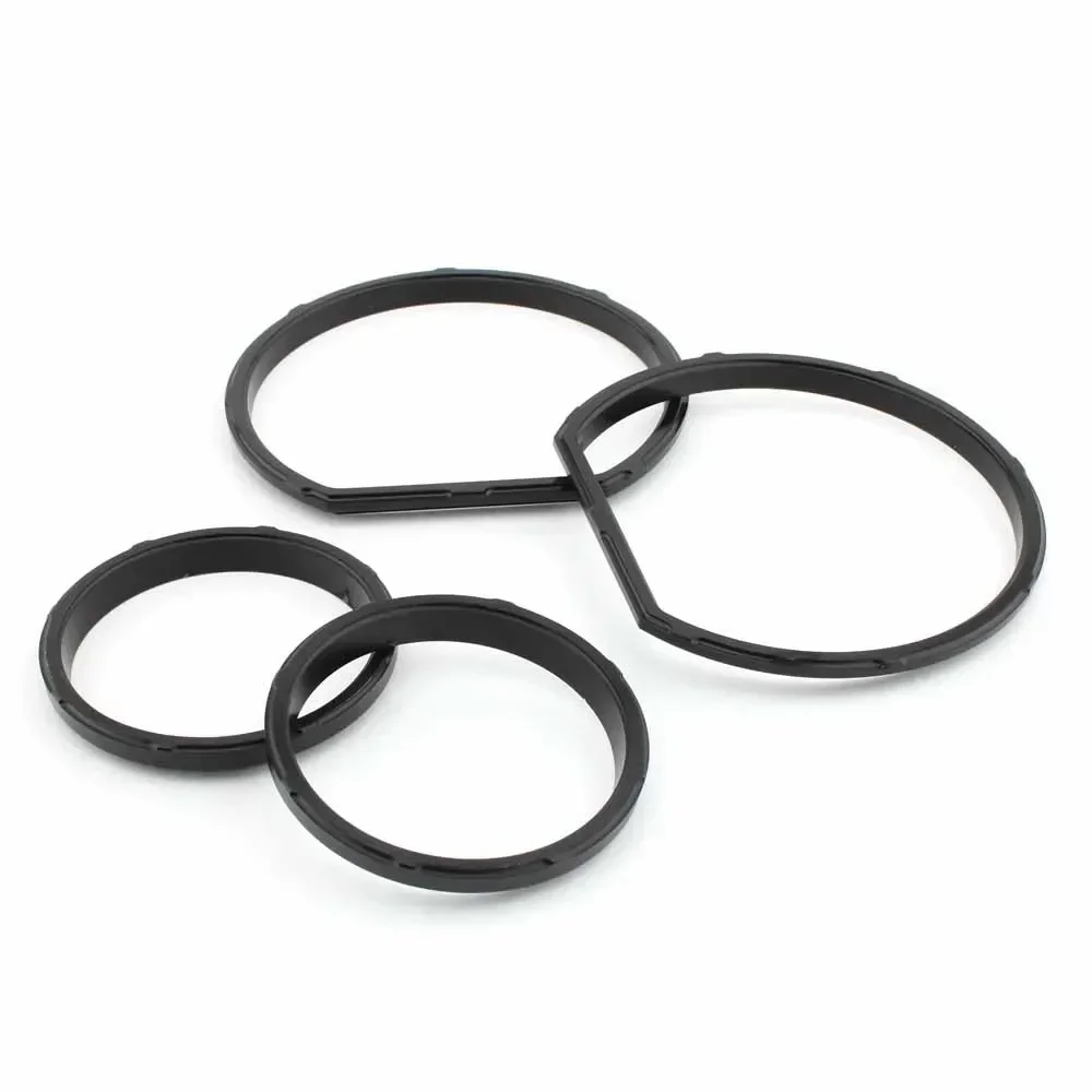4Pcs Instrument Board Gauge Bezel Kit Speedometer Trim Ring Cover For Harley Davidson Touring Electra Street Glide 2014-2023