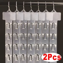 2/1pcs Supermarket Snack Plastic Hanging Strips Store Hang Snacks Display Hanger Hooks Useful Shop Merchandising Clip Strips
