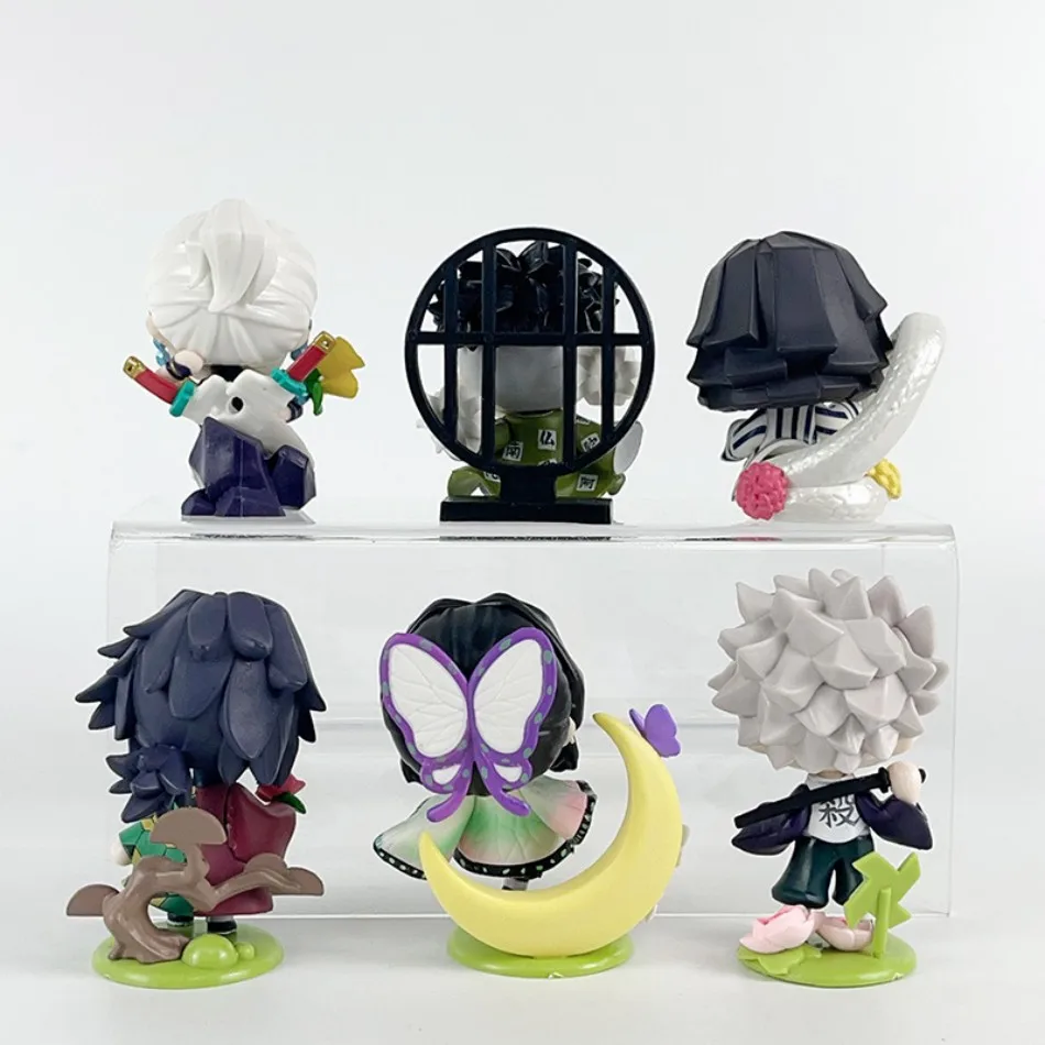 HOT!Demon Slayer Tanjiro Kamado Nezuko anime cartoon figure blind box creative personalized statue model ornament surprise gift