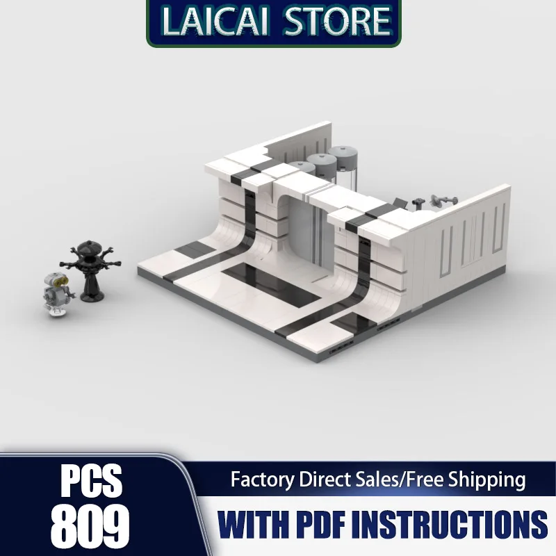 

Popular Star Movie Model Moc Building Blocks Medic Room Model Technology Bricks Famous Sence DIY Assembly Holiday Toy Set Gifts