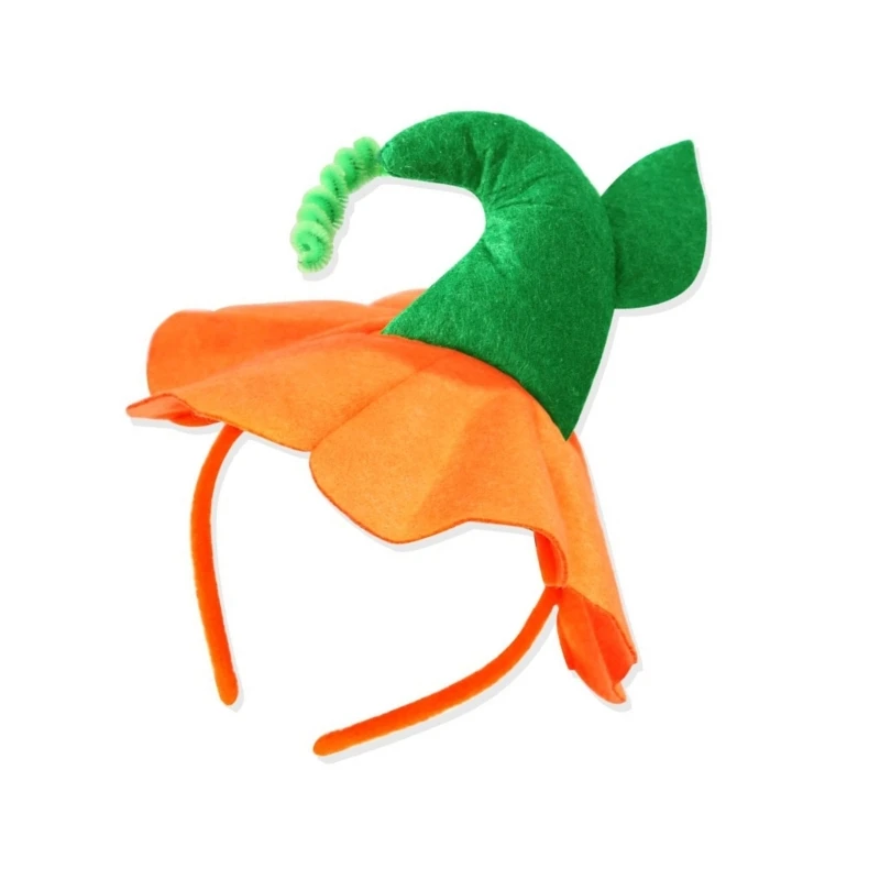 S1Y1 – couvre-chef citrouille Unique pour Halloween, bandeau pour enfants jeunes, vêtements fête