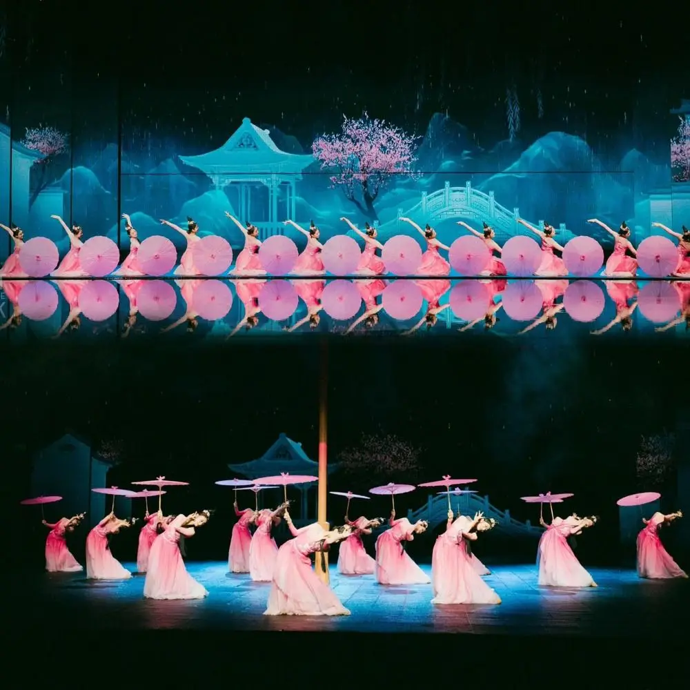 الصينية العتيقة زفاف العروس مزيتة ورقة مظلة 56 سنتيمتر 10 ألوان مظلة الزخرفية زهر الياسمين الرقص الدعامة