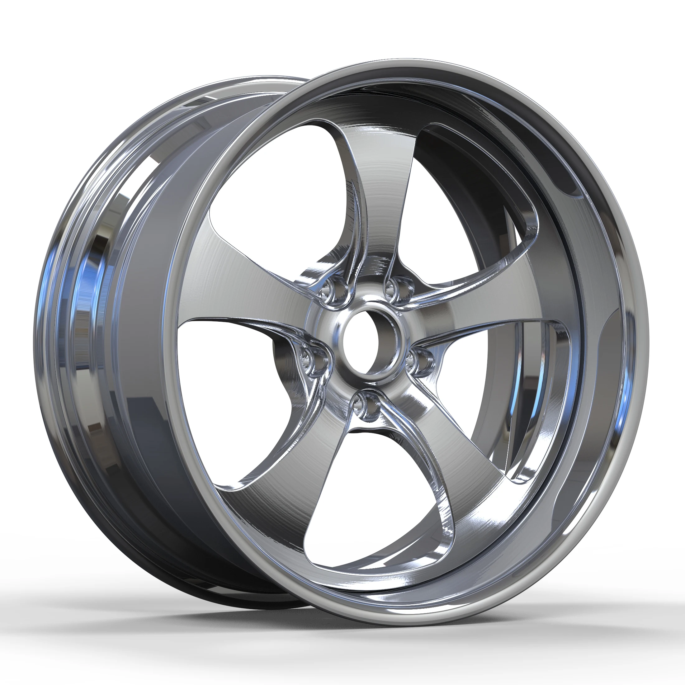 

Wangu Lightweight Passenger Car Hub Alloy Racing Car Rims Two-piece Custom Forged Wheels