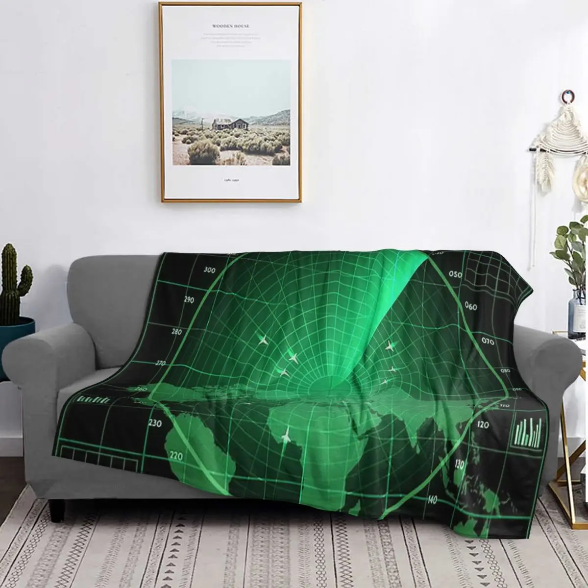 Air Traffic Controller Pilot Air Fighter Blanket Soft Warm Flannel Throw Blanket Bedding for Bed Living room Picnic Travel Home