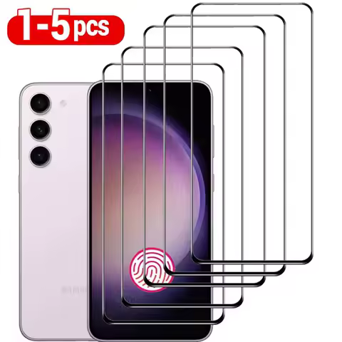 1-5Pcs Full Cover Screen Protector For Samsung S25 Ultra S24 S23 Plus S22 FE A56 A36 A26 A55 A54 A53 A52 A35 A33 A34 A15 A16 A06