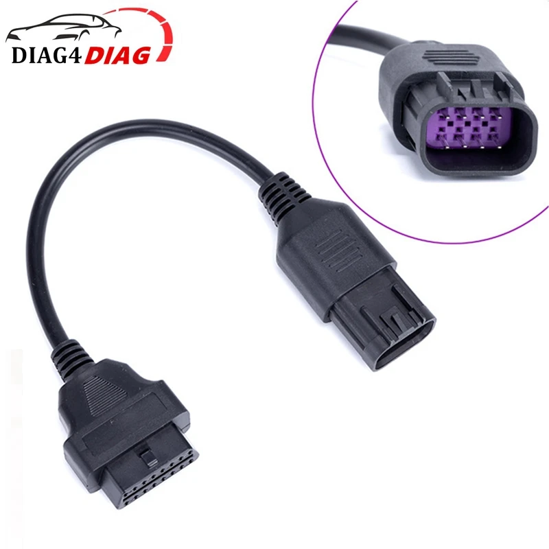 

NEW ATV Motorcycle Connection Cable OBD2 To 8 Pin Diagnostic Adapter for Polaris 8pin OBD 2 Motor Extension cable