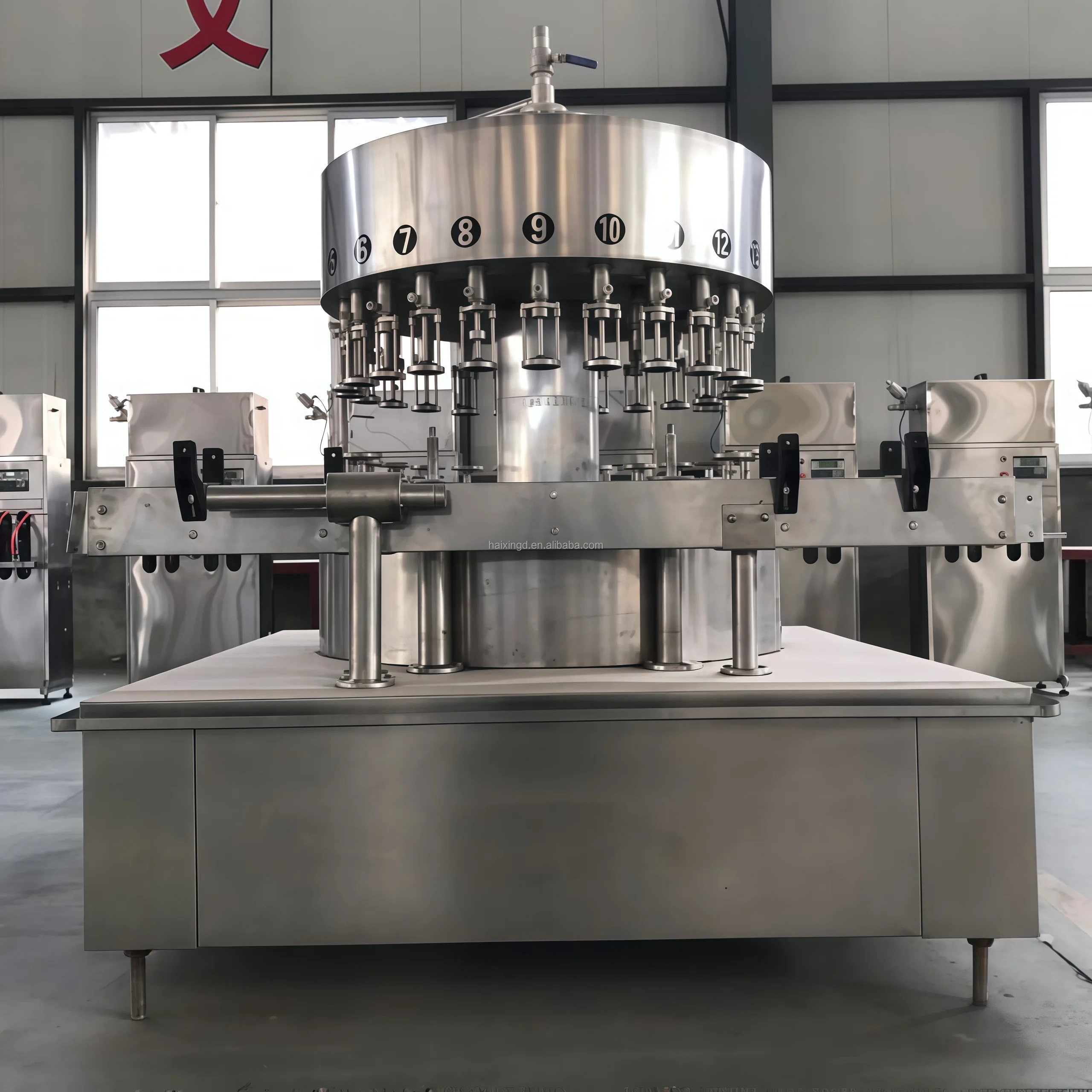 Automatische Nata De Coco Salsa Butter Essbare Olivenöl Mineralwasser Gelee Rotary Negativdruck Flüssigkeitsfülllinienmaschine