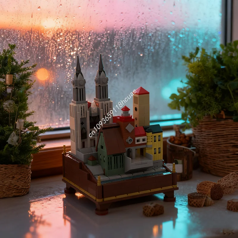 

622pcs MOC Old Town Regensburg Architectureed Model Building blocks Architecture DIY Christmas gift creative Brick toy Kids