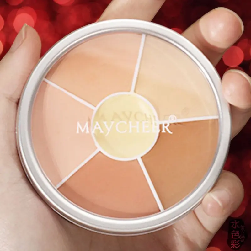 Meisier Concealer In Six Colors Can Effectively Cover Acne, Marks, Spots, Dark Eyes And Tattoos On The Face