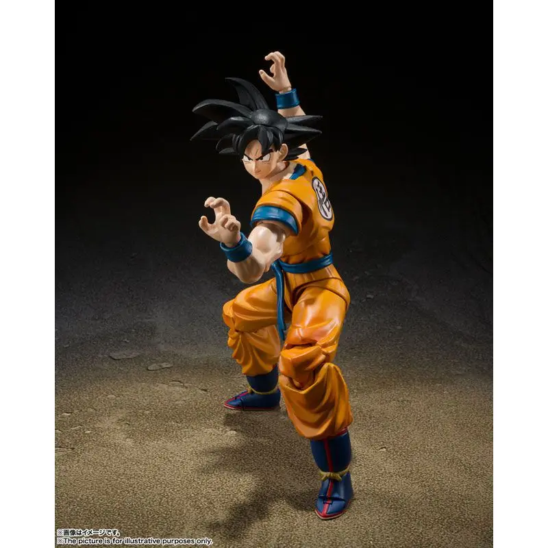 Original S.H.Figuarts Son Goku SUPER HERO Dragon Ball Super Hero In Stock Anime Action Collection Figures Model Toys