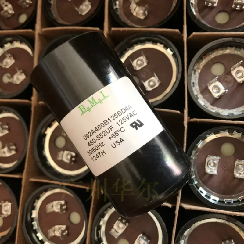 BMI 460-552UF 125VAC compressor starting capacitor 092A460B125BD4A from the United States