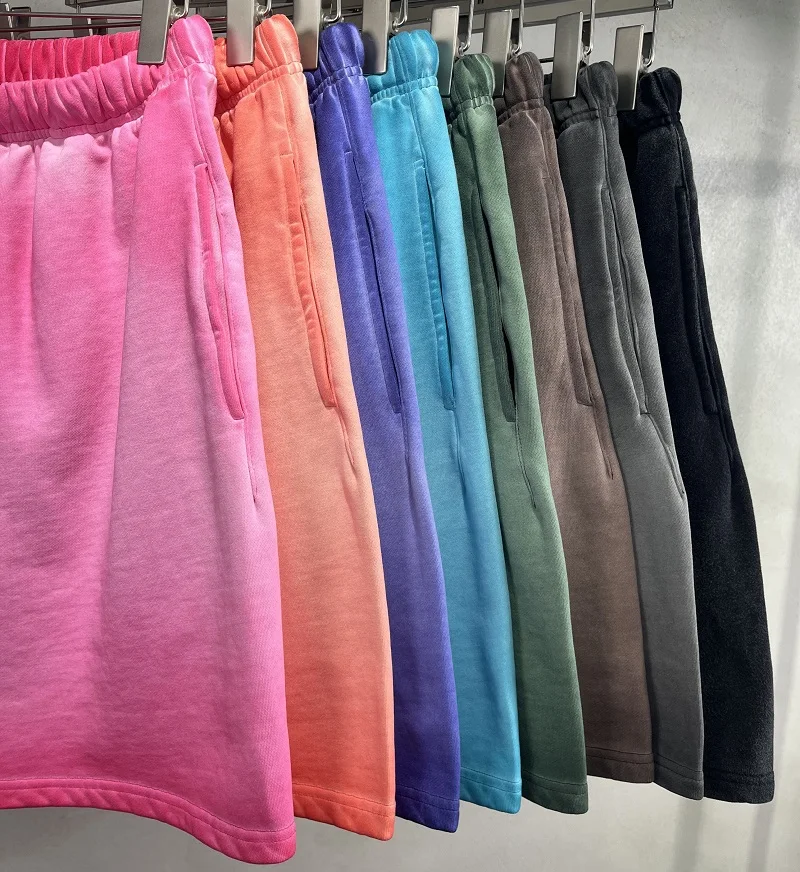 Artiemaster Vintage Washed Heavyweight Shorts Unisex High Street Kanye Sport Casual Pants Gradient Pattern Youth Summer Wear