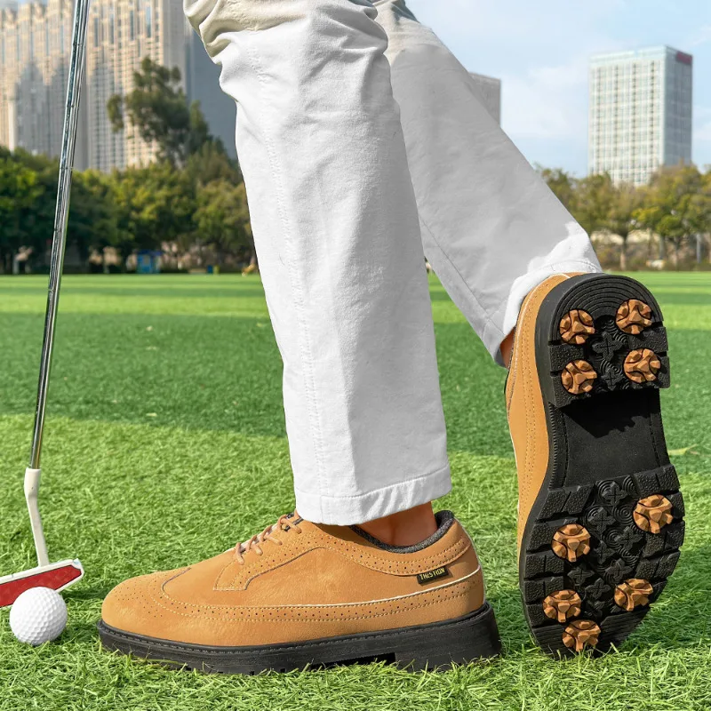 

Men Golf Shoes Comfortable Waterproof Footwears for Golfing Golfers Exercise Professional Sneakers