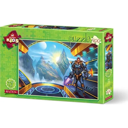 

Art Kids Puzzle Warrior is made of 200 Piece Jigsaw Puzzle