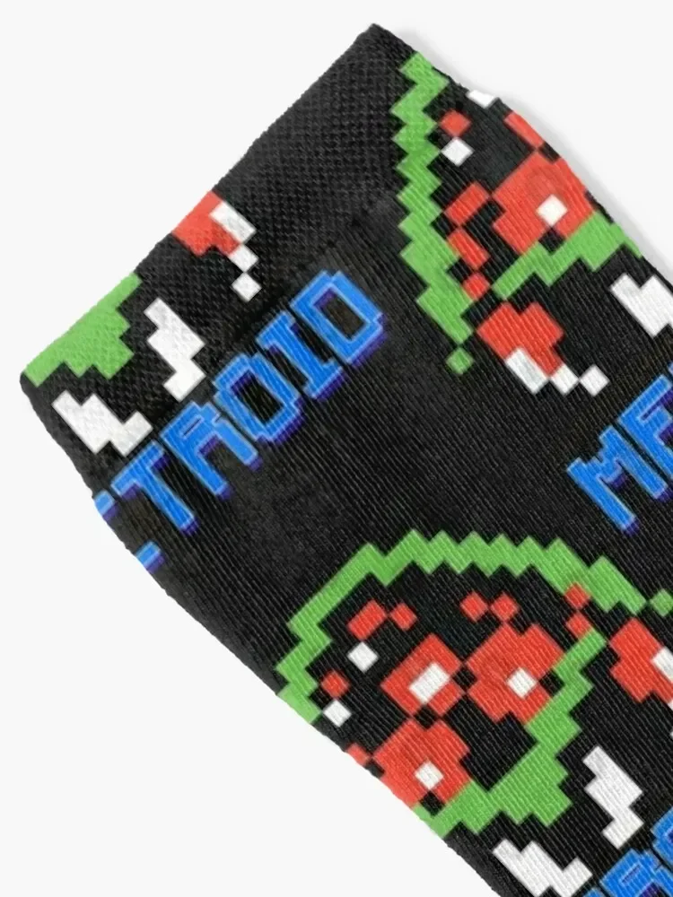 metroid 8bit Socks cotton cool Boy Child Socks Women's