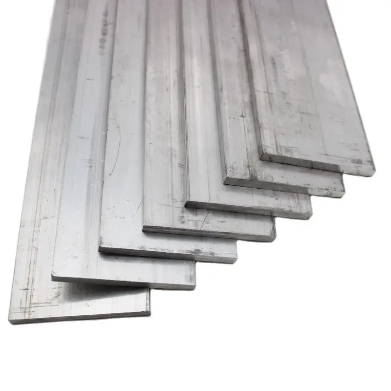 Aluminium Flat Bar Plate Strip Aluminum Alloy Metal Sheet CNC Block Solid Mill Stock 6061