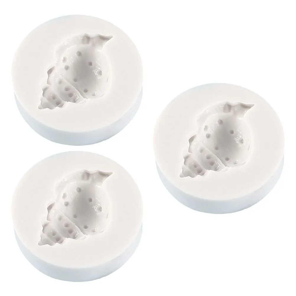 3 قطعة قوالب السيليكون محارة حجم صغير سهلة التنظيف Crafts بها بنفسك الحرف صنع قالب للمجوهرات ديكور المحيط تحت عنوان المشاريع اليدوية #3