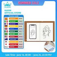 HUION Note 2-in-1 Digital Notebook Drawing Tablet With Battery-free Pen, Bluetooth Wireless Paper Tablet Electronic Writing Pad