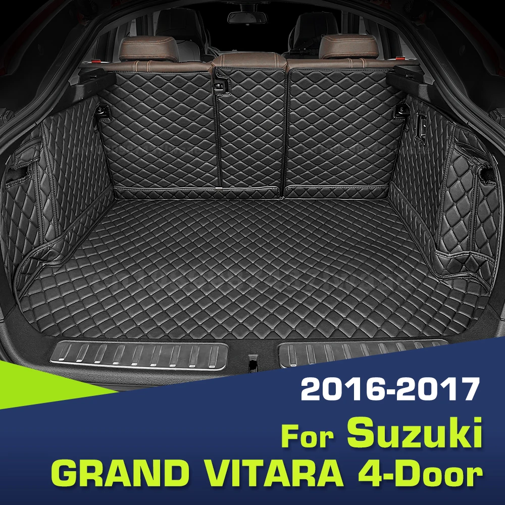 

Auto Full Coverage Trunk Mat For Suzuki GRAND VITARA 4-Door 2016 2017 Car Boot Cover Pad Interior Protector Accessories
