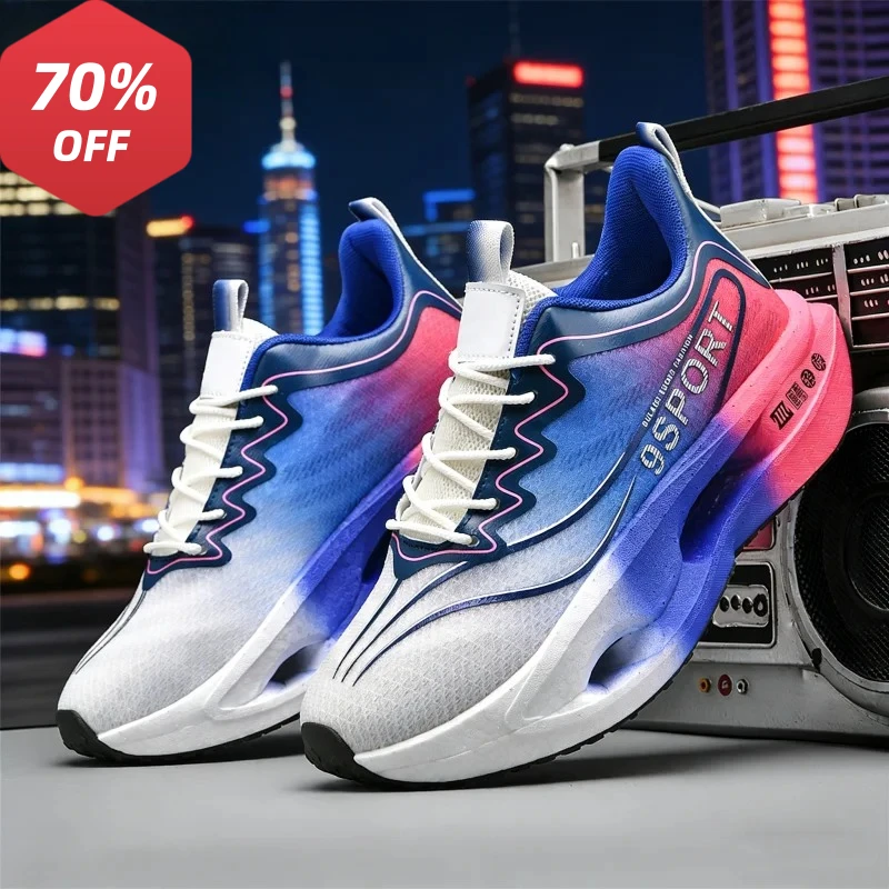 

Running Shoes Carbon Board Speciality Marathon Men Sports Tenis Breathable Lightweight Womens Comfortable Nonskid Brand Sneakers