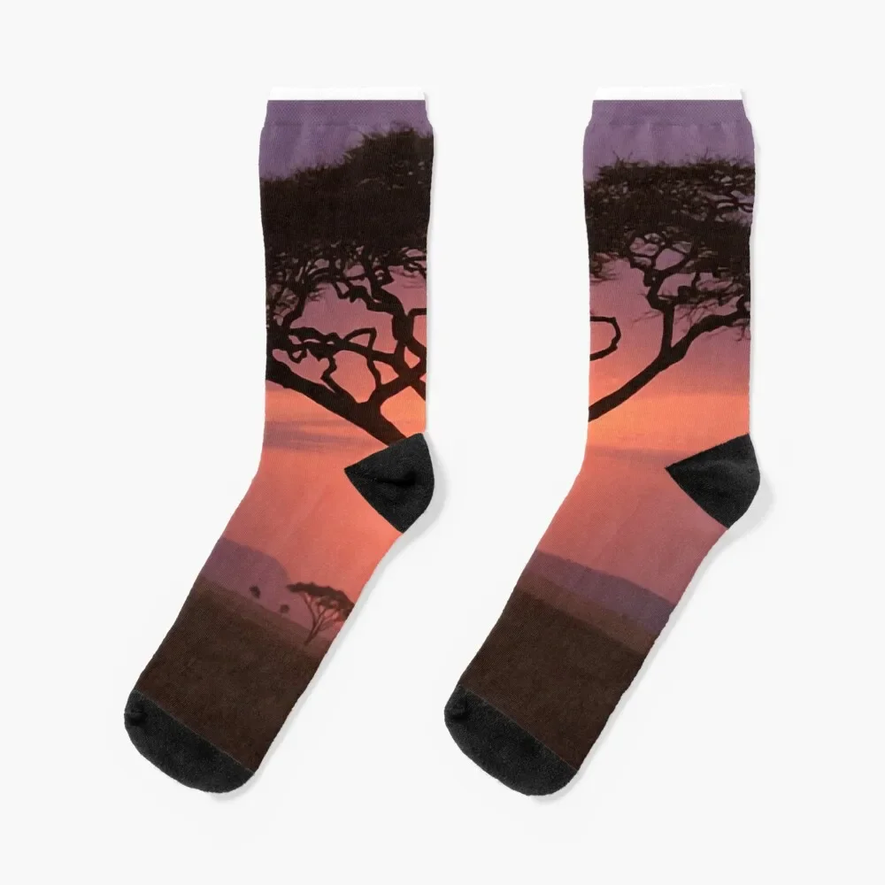 

Safari sunset Socks football Crossfit sports and leisure Socks Women's Men's