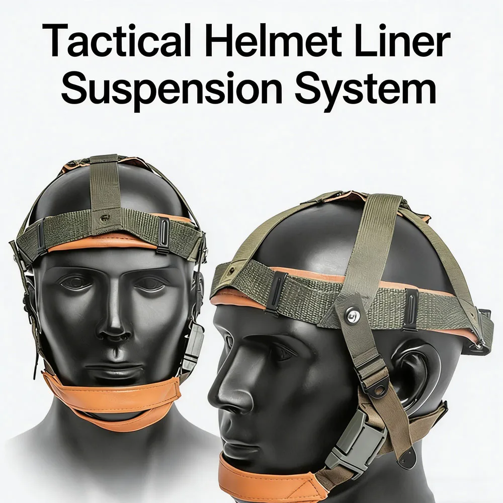 

K-1 Airborne Paratrooper 02 03 Tactical Helmet Lining Hanging Adjustable Chin Strap Dial for FAST Wendy Airsoft Hunting Helmet
