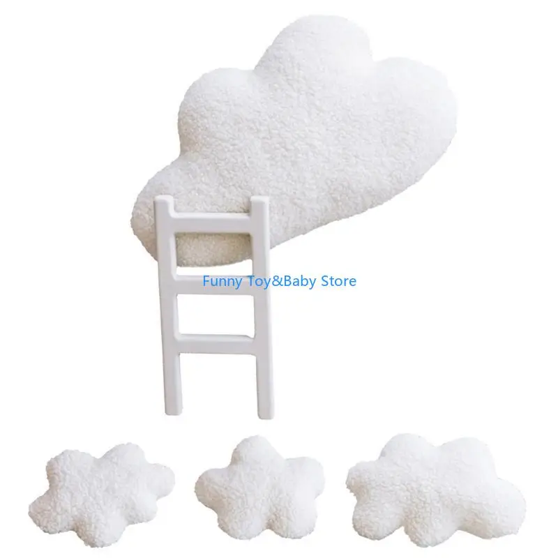 

C90B Новорожденные фотосъемки облачная лестница реквизит для детских фотосессий Home & Studio