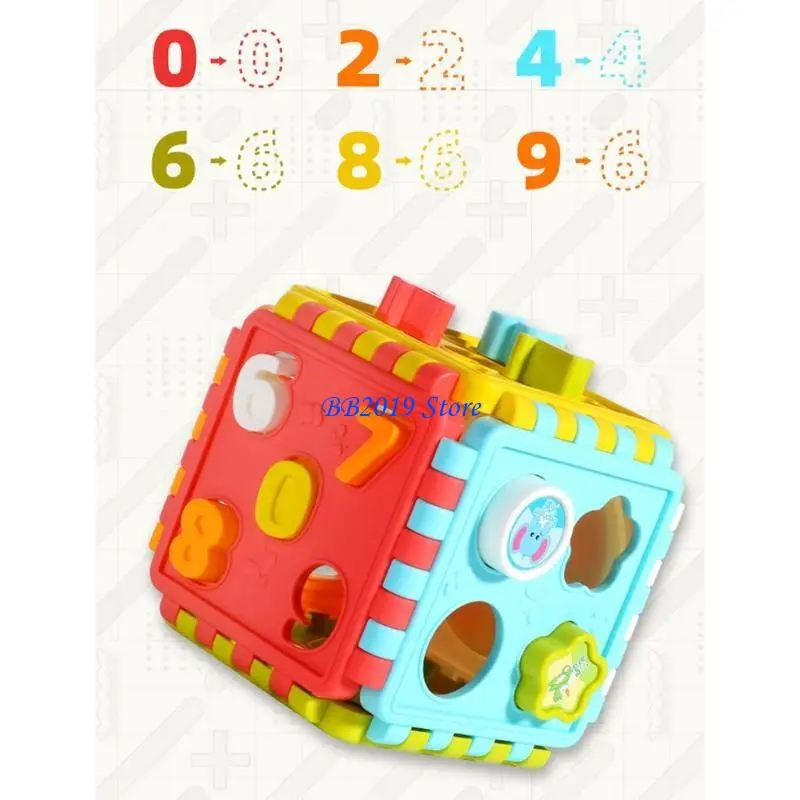 Q0KB Khối Bảng Nhựa Cho Bé Học Tập Bò & Đồ Chơi Xếp Hình Sáng Tạo Trò Chơi Trí Não Khối Bò Tương Tác Bận C