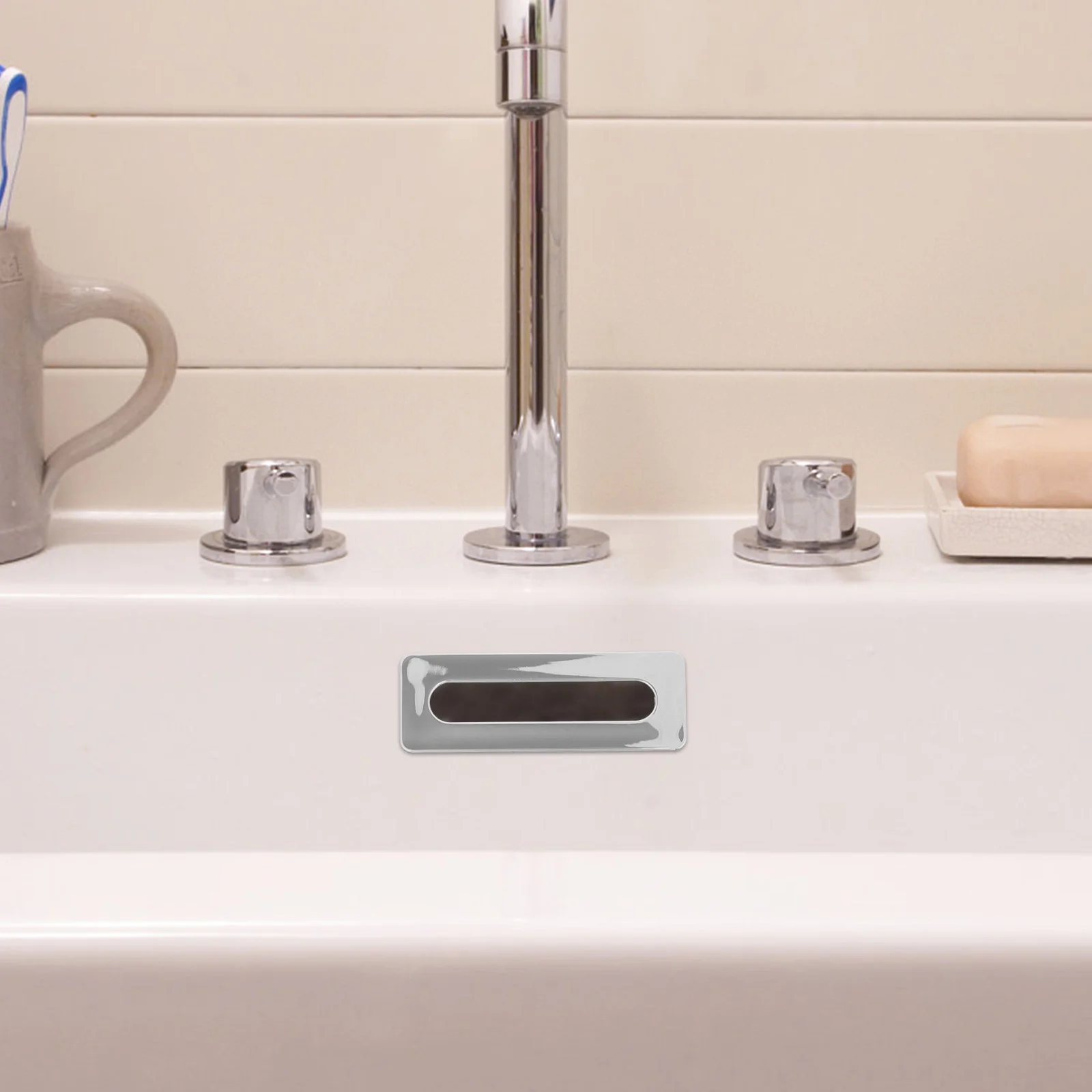 5pcs Wash Basin Overflow Hole Covers Decorative Cover Rings Basin Basin Overflow Rings sink overflow cover