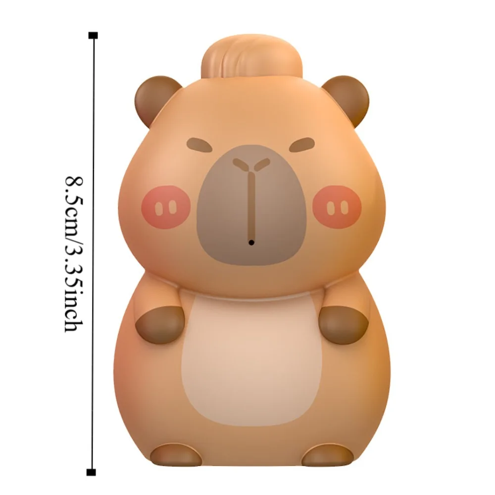 3pcs/set Cartoon Capybara Water Spray Toy Press Type Long Range Capybara Bath Toy Portable Small Capybara Water Fighting Toys
