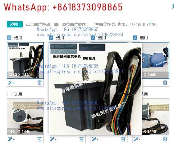

Бесщеточный двигатель 57-WS80L, головка двигателя 97-WS80L-18X, привод для распашных ворот 127-WS70L9880, 1 шт.